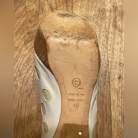 Alexander McQueen Polka Dot Peep-toe heels size 40 - Picture 7 of 9